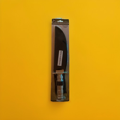 #ad 8” Hunting Survival Knife Item90714 Built in CompassSurvival Kit Handle Sealed $19.00