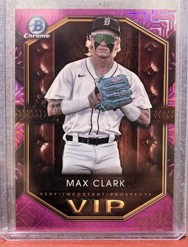 2025 Bowman Chrome Pink Mega Refractor V.I.P. /199 - Max Clark -