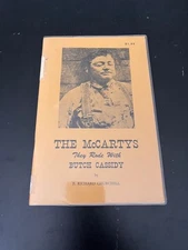 The McCartys They Rode with Butch Cassidy by Richard Churchill 1972 Book