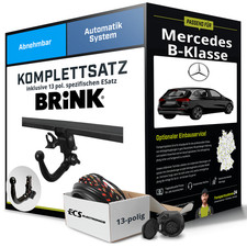 Für MERCEDES B-Klasse Typ W246 Anhängerkupplung abnehmbar +eSatz 13pol 11- Kit Für MERCEDES B-Klasse Typ W246 Anhängerkupplung abnehmbar +eSatz 13pol 11- Kit