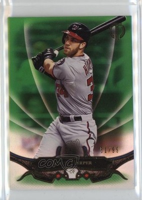 2016 Topps Tribute Green 51/99 Bryce Harper #39 p8v