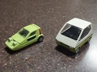 CORGI TOYS #288 MINISSIMA and WHIZZWHEELS #389 BOND BUG 700 E.S. LIME GREEN