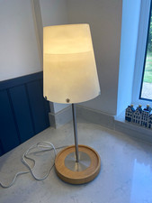 Vintage IKEA BASISK  B0403 Table Lamp Wooden Base Excellent condition.