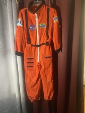 NASA Costume Kids Aeromax Astronaut  Jumpsuit Only Sz 12-14 L