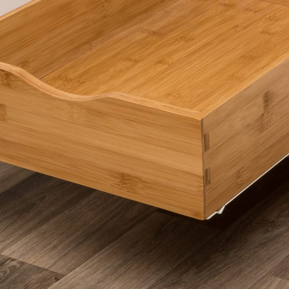 Ящик выдвижной из бамбукового дерева 14 дюймов - Изображение 4 из 4