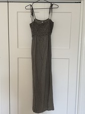 uniqlo maxi dress adjustable straps size s