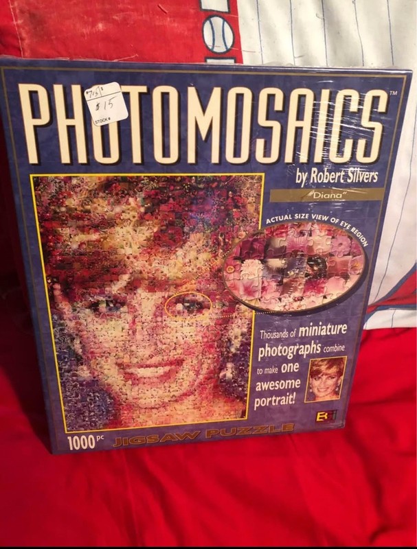 Buffalo Games | Photomosaics Jigsaw Puzzle | Princess Diana | 1000 PC