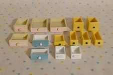 Calico Critters Sylvanian Families Assorted Drawers Replacement Pieces Lot