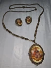 #67 Jewelry Lot, Courting Couple Necklace, Earrings Vintage To Modern Costume