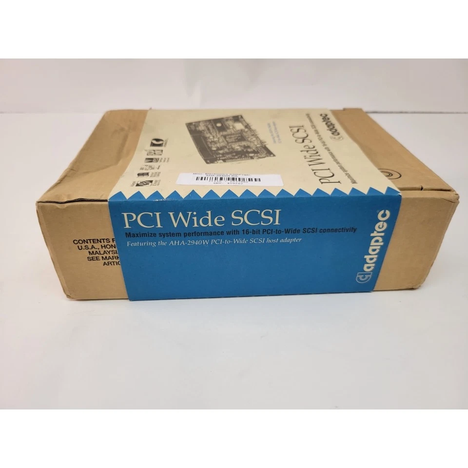 Vintage ADAPTEC AHA-2940W Kit - New Open Box - Image 2 of 4