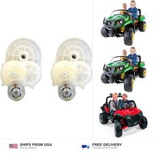 Peg Perego Official RZR/Gator 12V Motor Gearbox Replacement Kit White