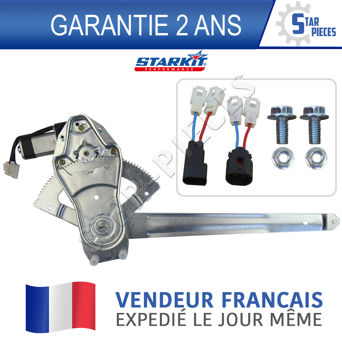 Monte glace lève-vitre avant droit Ford Transit 2000-2014, mécanisme électrique 12V passager