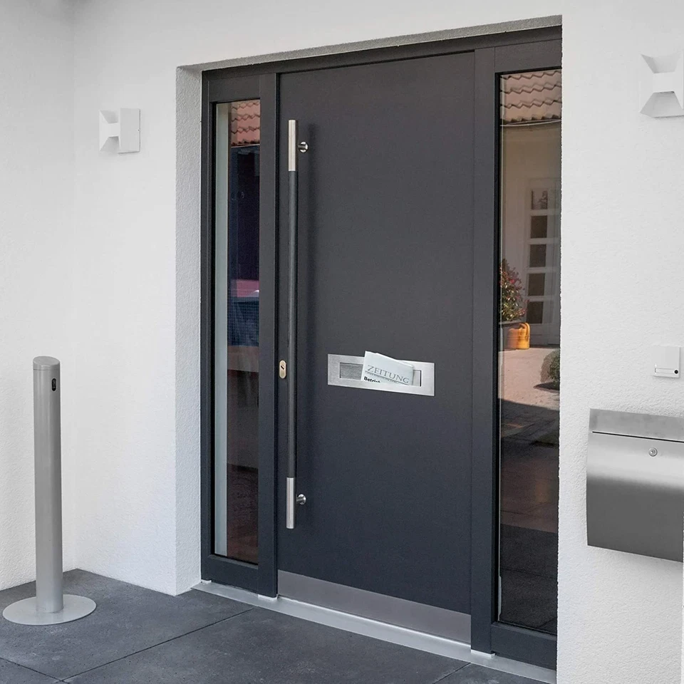 Briefeinwurf Edelstahl 330x100 mm Briefschlitz Postklappe Briefeinwurfklappe - Bild 3 von 4