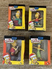 4 Simpsons Kurt Adler holiday ornaments Bart Lisa Marge NEW