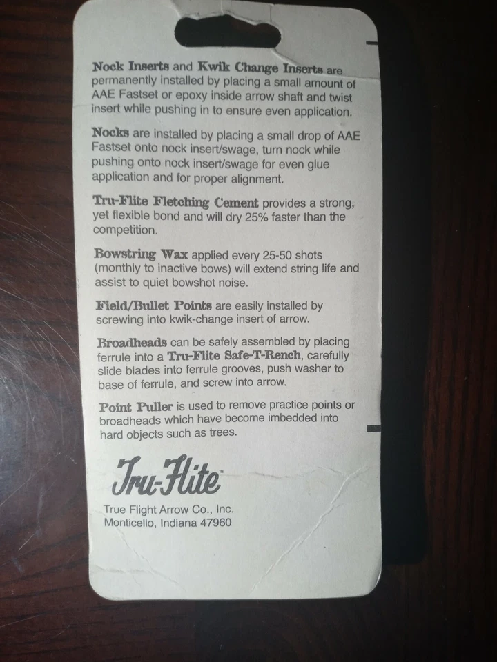 Tru Flite AAE Plastinocks 5/16 8 en paquete  Foto 4 de 4