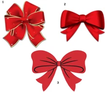 Versa TAG Christmas Small Gift Bow Windshield Sticker Decal Present Holiday SALE