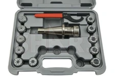 Shars NMTB 40 ER32 Collet Chuck Tool Holder Set .0005” Slotted New R}