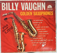 Billy Vaughn Golden Saxaphones Vinyl Record Jazz 33 RPM Dot Ultra 1959