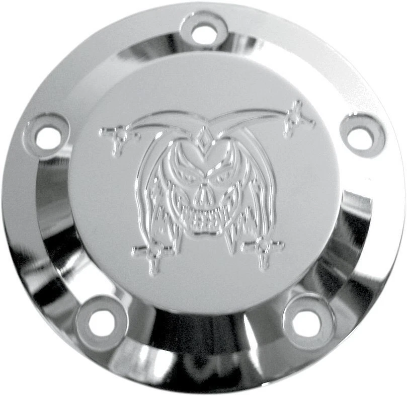 Joker Machine Joker Points Cover 1999-17 Harley Twin Cam Chrome - Image 2 of 2