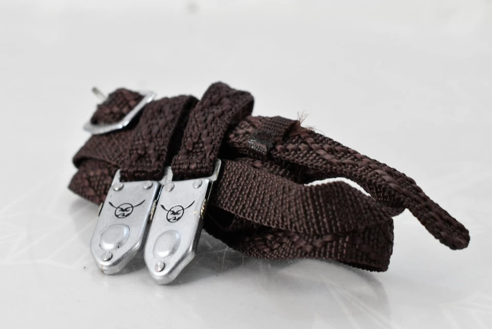 🌸[COMO NUEVO] Asas de correa para cámara Seagull TLR genuinas de colección para 4A103 de Japón Foto 2 de 4