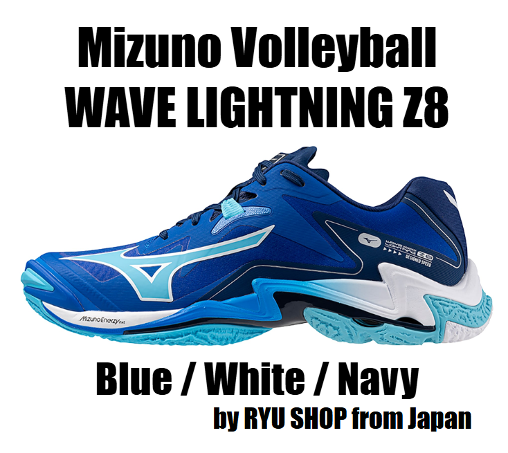 Mizuno Volleyball Shoes WAVE LIGHTNING Z8 V1GA240001 Blue / White