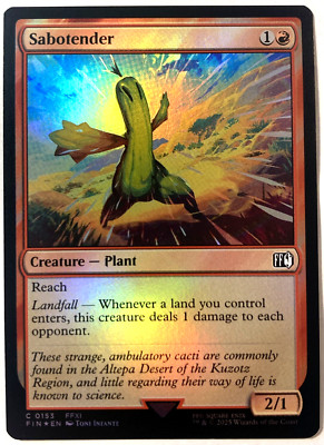 MTG Sabotender (Foil) Final Fantasy 153 FFXI FF11 NM