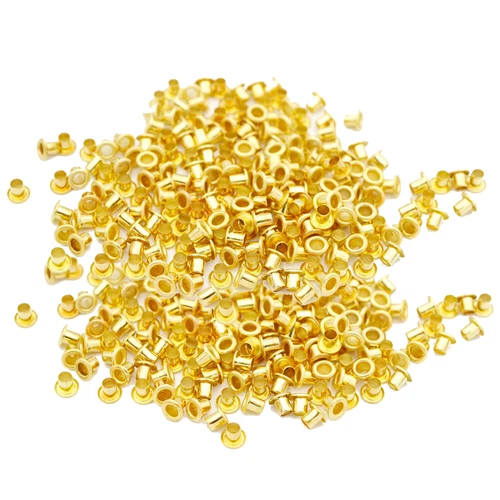 500x Arandelas Redondas de Ojal de Hierro Cuero Artesanía Zapatos Cinturón Reparación 2mm-20mm - Imagen 9 de 29