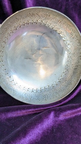 Dobson Piccadilly Antique Edward VII Sterling Silver Wine Taster~ Chester, 1908 - Picture 6 of 17