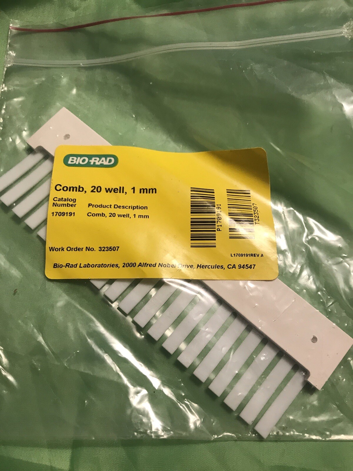 Bio Rad Comb, 20 Well, 1 mm Cat 1709191 | eBay