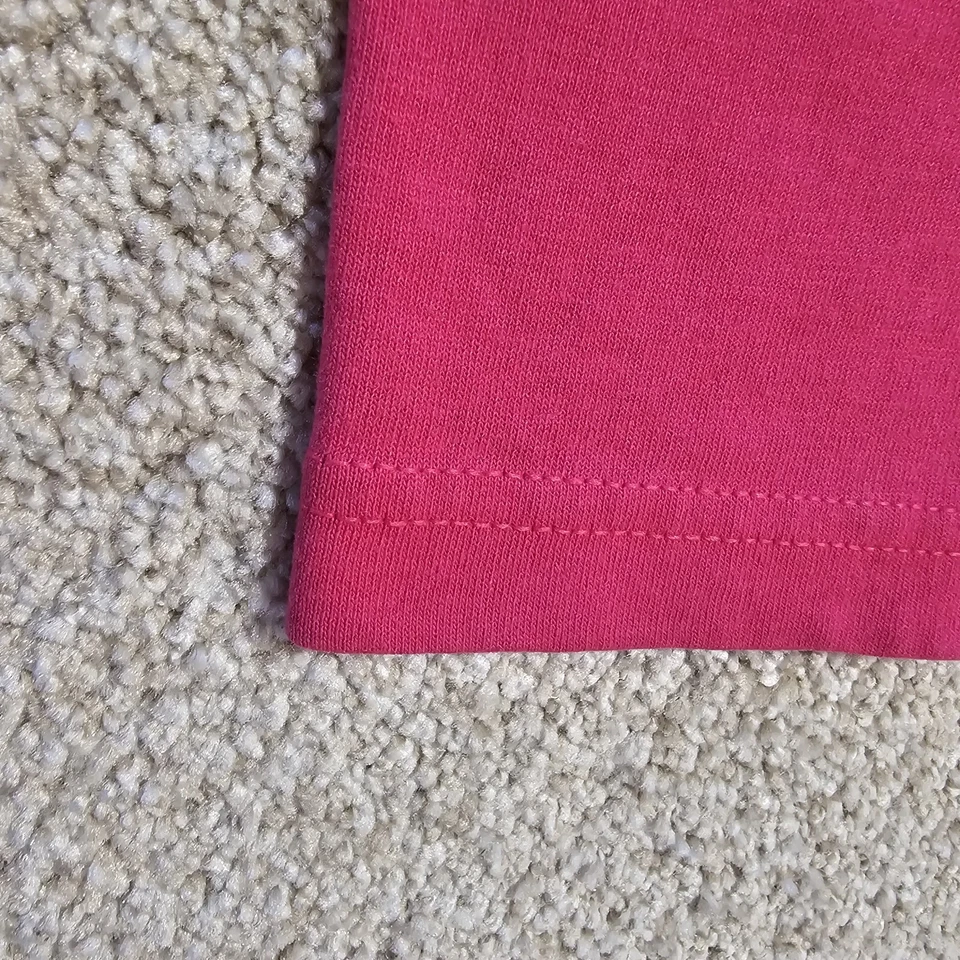 Vintage 90s Alaska Polar Bear Pink T-Shirt Mens S Tourist Single Souvenir Pastel - Image 4 of 4