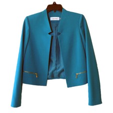 Calvin Klein Petite Size Long Sleeve Open Front Jacket, Size-6P