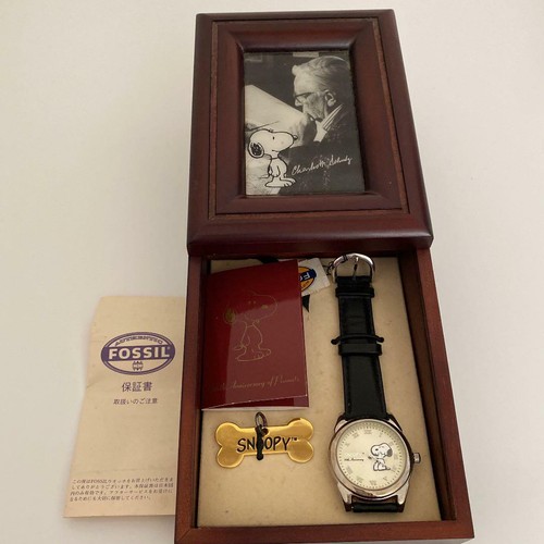 FOSSIL SNOOPY 50th Anniversary Watch 
