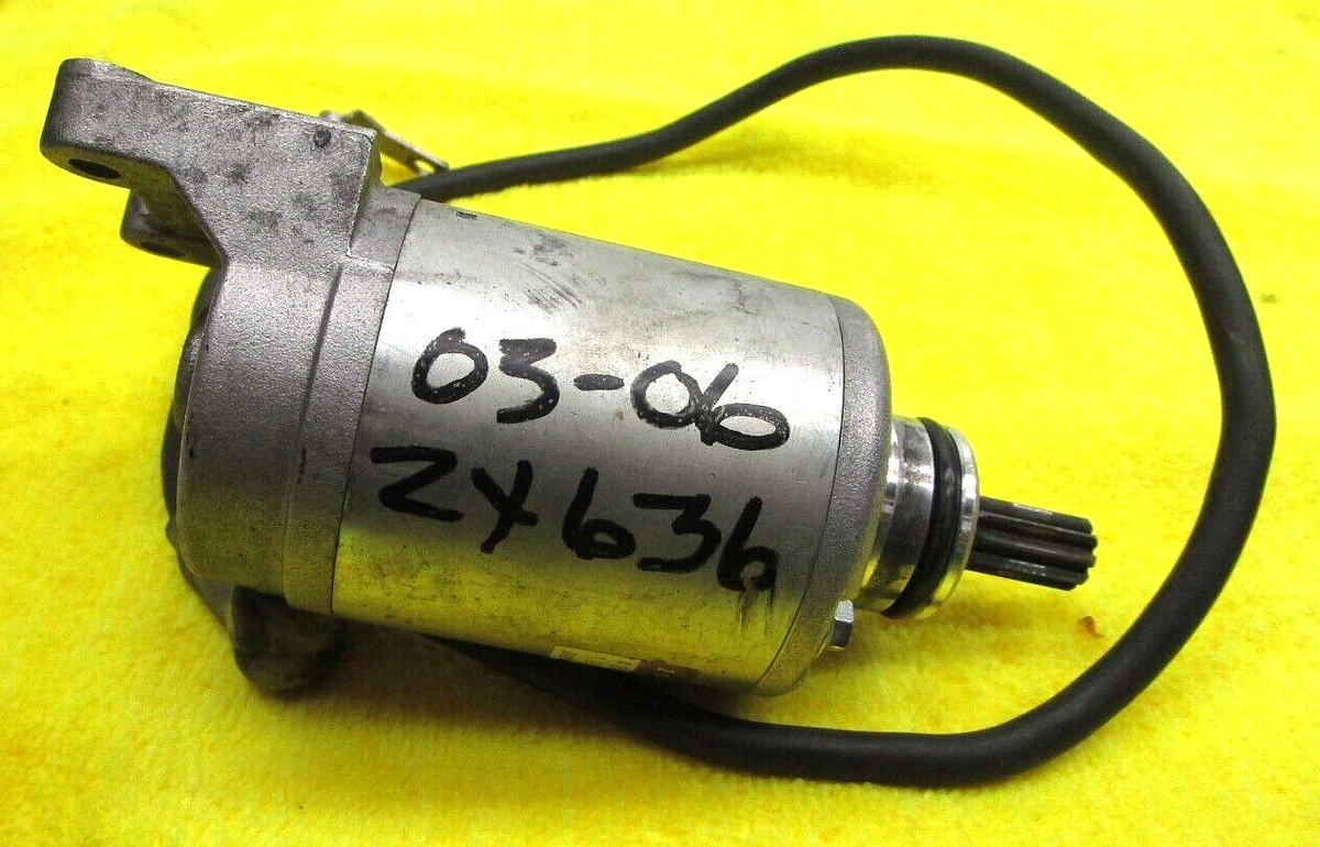 03-06 Kawasaki Ninja ZX6R ZX636 ELECTRIC STARTER STARTING MOTOR