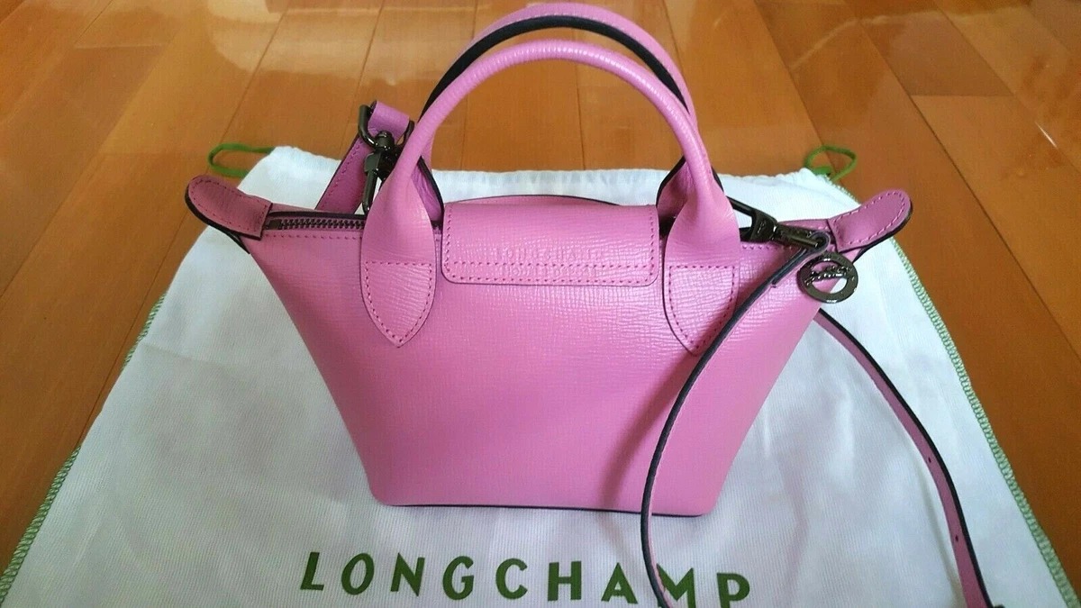 Longchamp Le Pliage Mini Leather Crossbody Bag