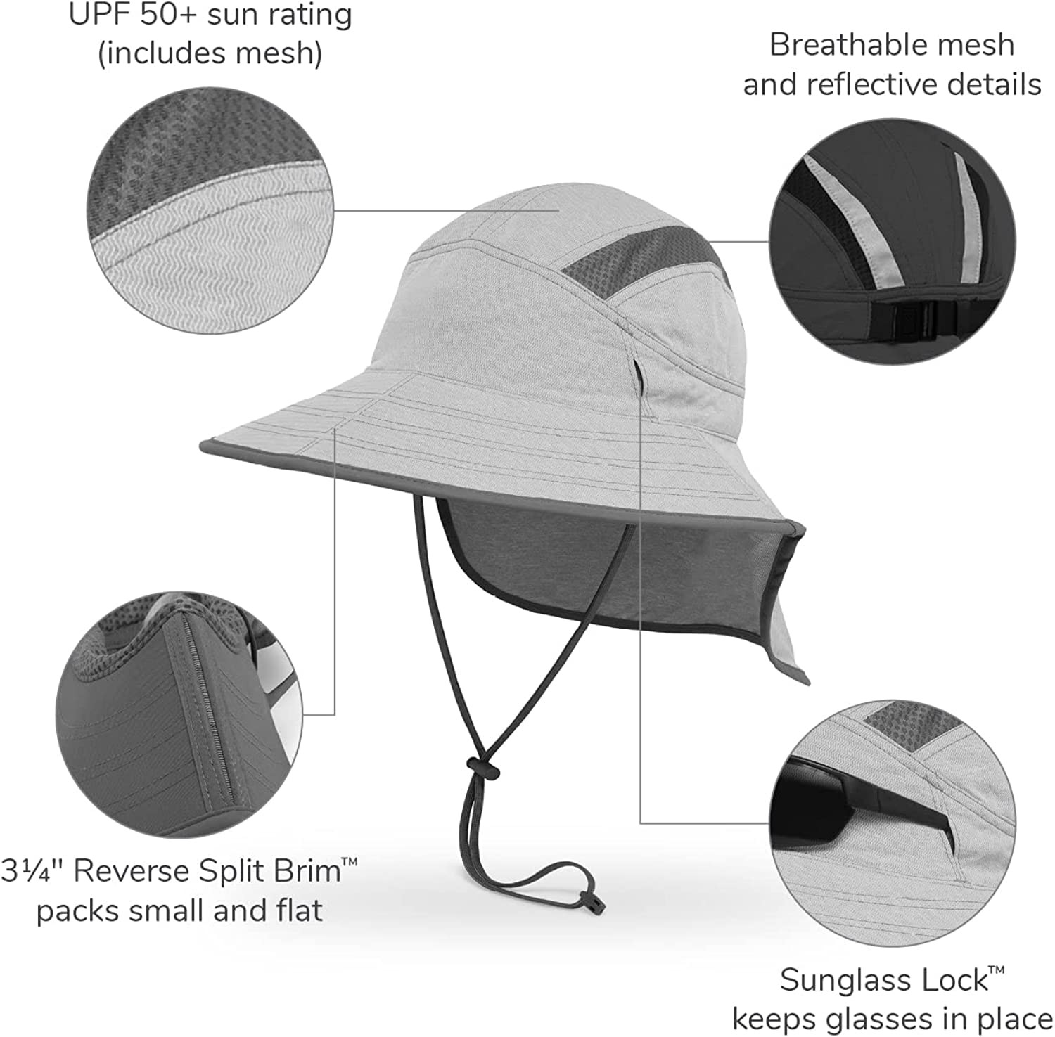Sunday Afternoons Unisex Ultra-Adventure Hat Large-X-Large Pumice