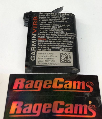 Garmin Virb Ultra 30 Camera Battery Fully Charged Ultra30 Oem Original Very Good