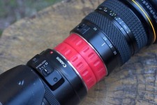 Back-to-Back Lens Caps for Canon EOS EF EF-S Lenses - Easily Stack Two for Carry