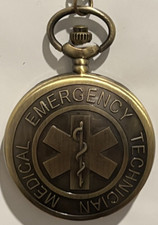 The Free Masons Masonic Logo Bronze Finish Pendant Pocket Watch New Fast ship