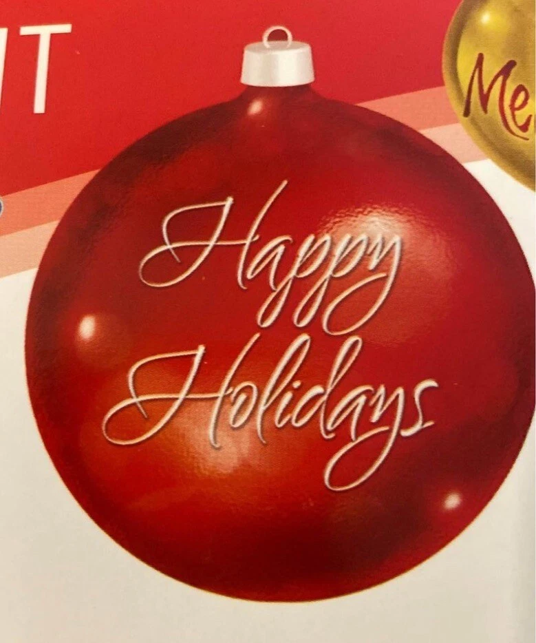 Christmas Ornament 16-Inch Cutout Set 4 Pack Christmas Party Decorations - Image 4 of 4