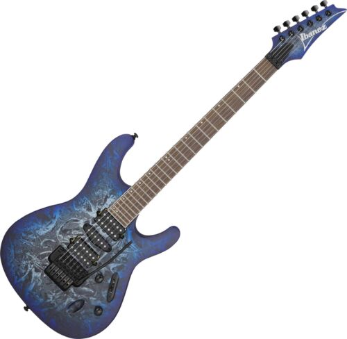Ibanez S770-CZM Cosmic Blue Frozen Matte E-Gitarre 2x DiMarzio Humbucker blau - Bild 1 von 11