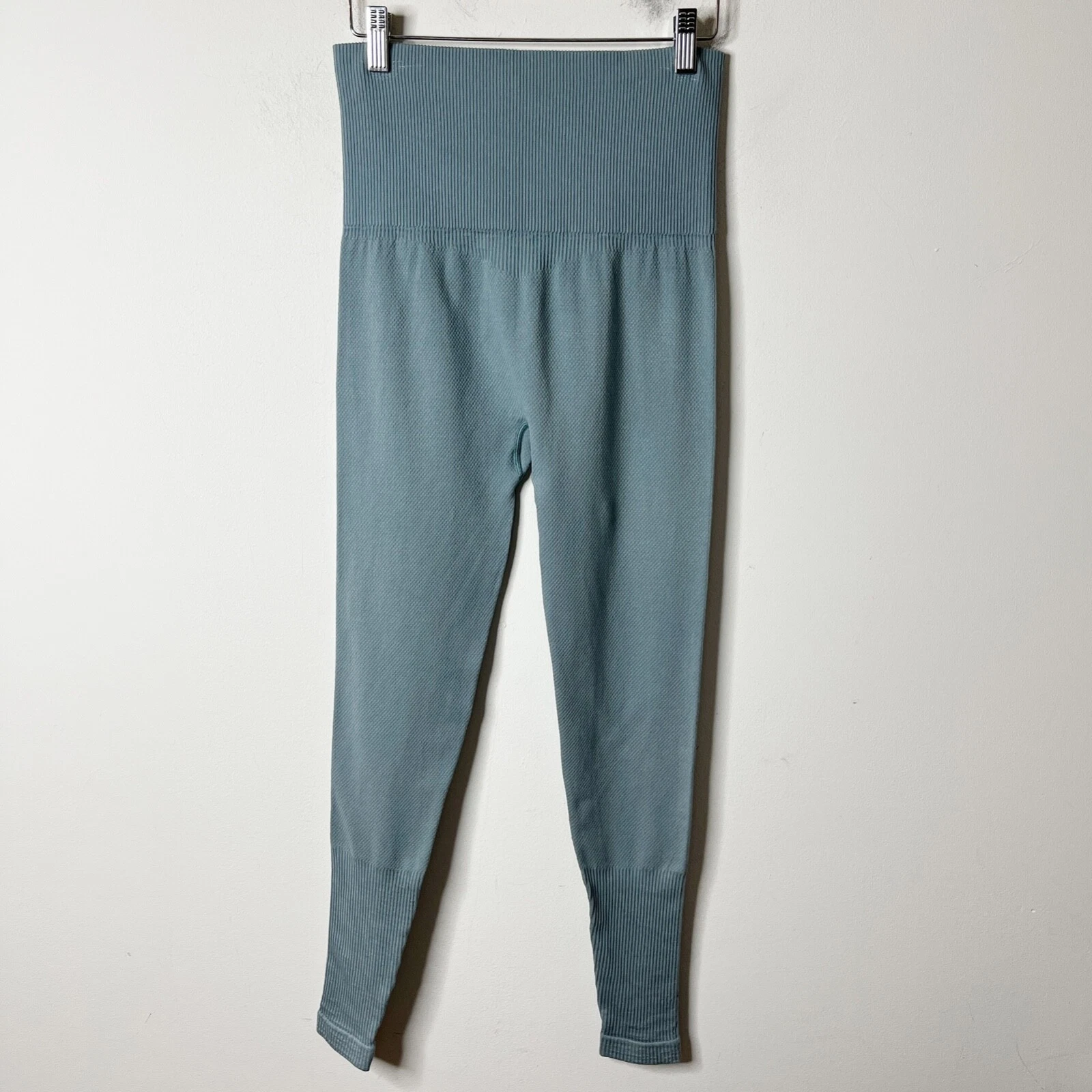 gymshark power down seamless high rise ribbed knit leggings
