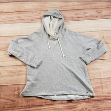 Oneill Sweater Women Large Blue White Outdoor Sweatshirt Surfing Hood Ladies