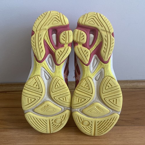 Asics Gel Netburner Academy 7 - Womens Netball Shoes Pink/White/Sun US 8.5 - Picture 10 of 11