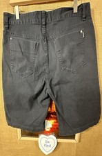 Oakley men  s casual black shorts 32  pockets zip regular straight stretch