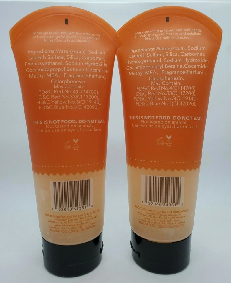 2 X Simple pleasures Spiced Pumpkin Harvest Body Scrub 8 fl oz/ 237 ml. new - Image 2 of 2