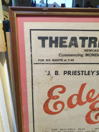 Vintage großes 1935 Theater Royal Newcastle auf Tyne Werbetafel Plakat Werbung - Bild 3 von 22