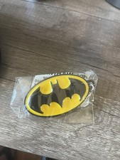 Batman Yellow and Black Logo Symbol Keychain