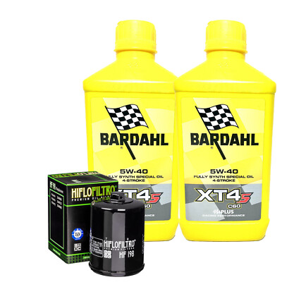 Wartungsset Öl Bardahl XT4S 5W40 Für Victory Magnum 2016-2017
