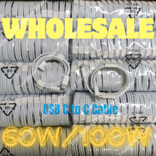 60W/100W Type C to Type C Fast Charger USB-C PD Cable Lot For Samsung iPhone 15