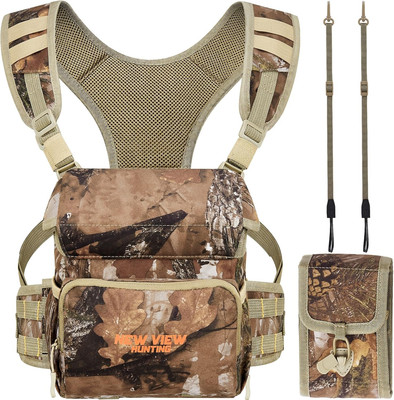 Binocular Harness Chest Pack Mit Abnehmbarer Entfernungsmesser-Tasche, Verste...